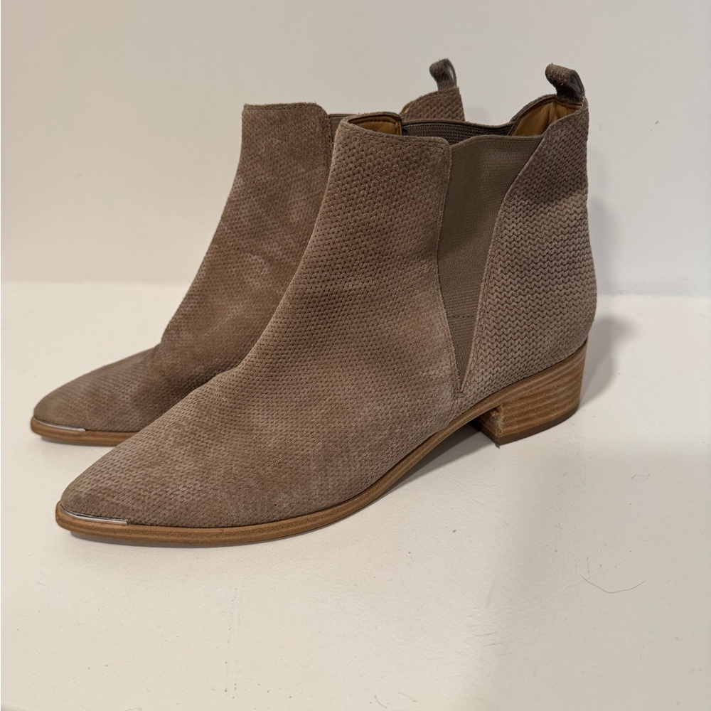 Marc Fisher Taupe Ankle Booties
